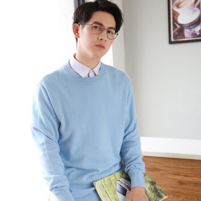 Áo Nỉ Hoodie Không Mũ Trơn Siêu Ngầu Fom 35-59kg