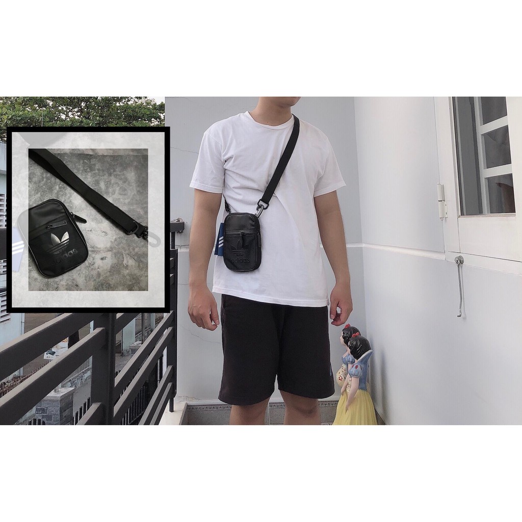 Túi đeo chéo M mini nam nữ unisex minibag, thiết kế gọn gàng và tiện dụng [ HONGPHUC ]
