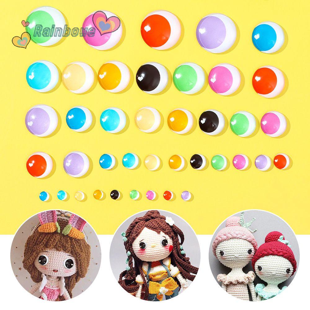 Set 50 Con Mắt Thủy Tinh 6/10/16/20/25mm Làm Thủ Công