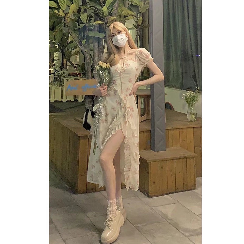 Đầm Voan Lụa Hoa Hồng nhí