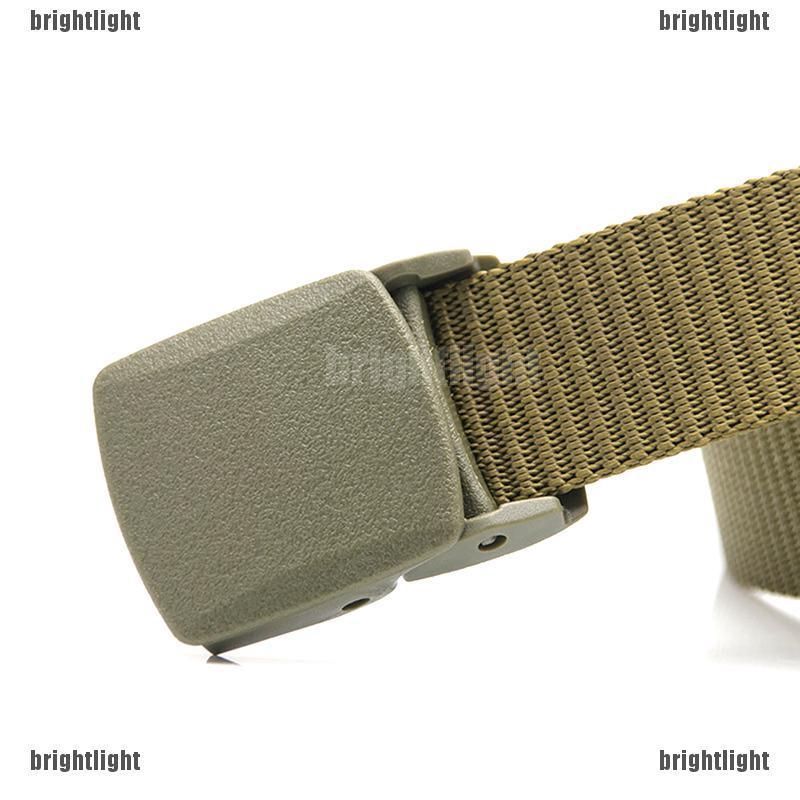 Thắt Lưng Vải Canvas Nylon Kiểu Quân Đội Cá Tính Cho Nam