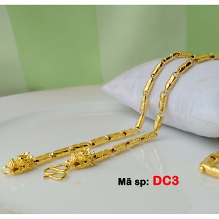 Dây chuyền nam mạ vàng 24k