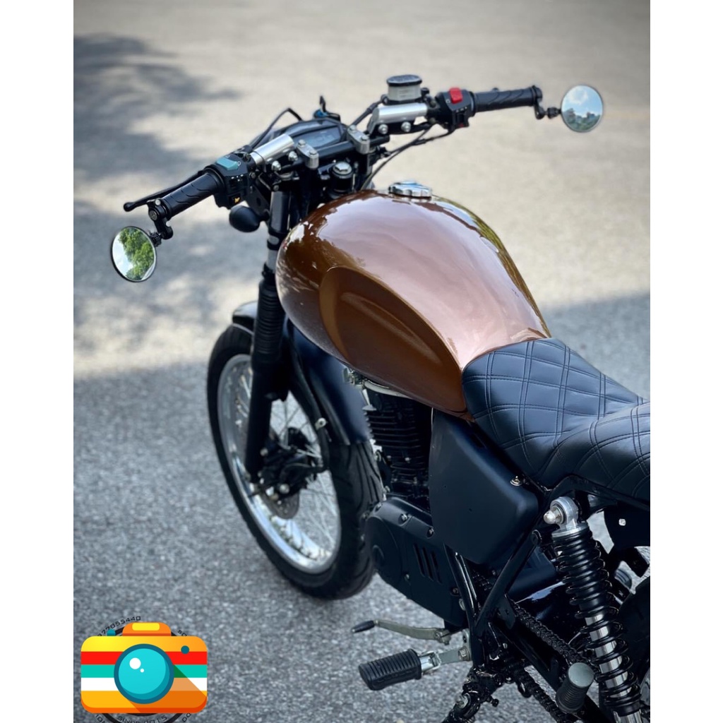 Combo bộ tay côn trái kèm theo tay phanh dầu vuông Su  GN,  độ classic, cafe racer......