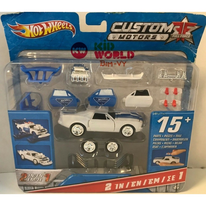 Xe mô hình Hot Wheels Custom Motors Pack. Tỷ lệ: 1:43.