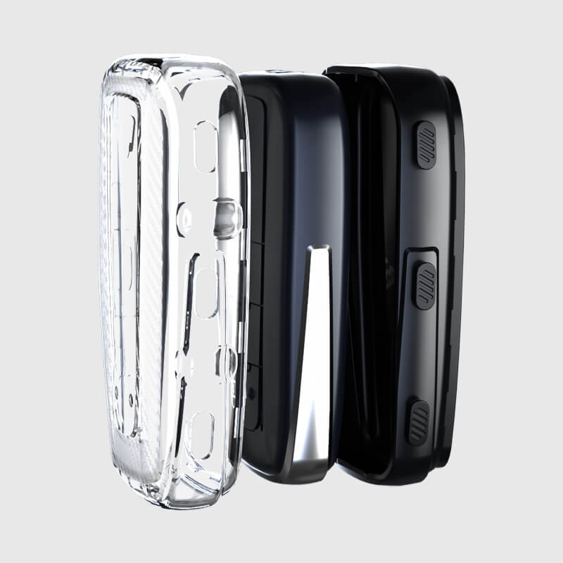 Vỏ bảo vệ chìa khóa 2 3 4 nút cho xe hơi Toyota Altis 2022 Camry Corolla Cross Altis Chr C-Hr Prius Prado 2016- 2018