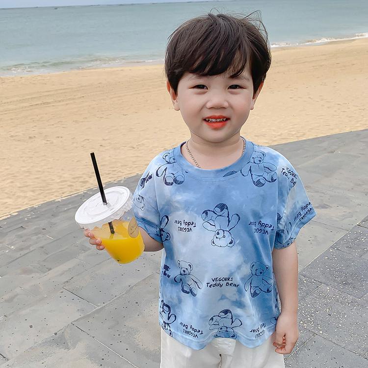 Áo Thun Cotton Ngắn Tay Phong Cách Nhật Bản Thời Trang Mùa Hè Mới 2022 Cho Bé Trai