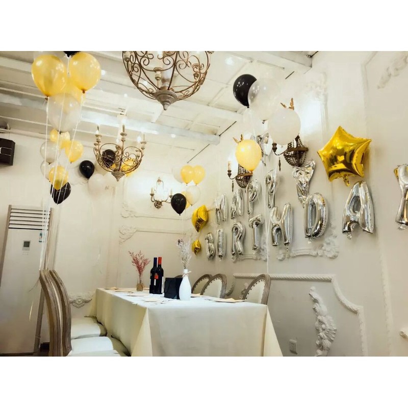 LED balloon set  happy birthday letter balloons birthday party decorations