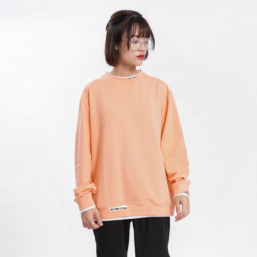 Áo Thun Dài Tay Oversize N7 Unisex Nỉ Nam Nữ Basic Form Rộng SWEATER NUTHINK 4 màu phong cách cá tính Hàn Quốc Ulzzang