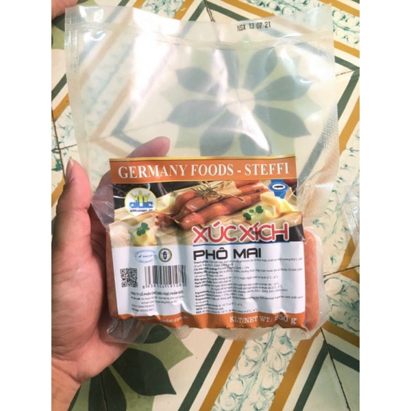 xúc xích Đức phomai steffi. HÀ NỘI NOWSHIP. GÓI XÚC XÍCH ĐỨC PHÔ MAI 250GR. Xúc xích phomai Chiên, thả lẩu hoặc nướng | BigBuy360 - bigbuy360.vn