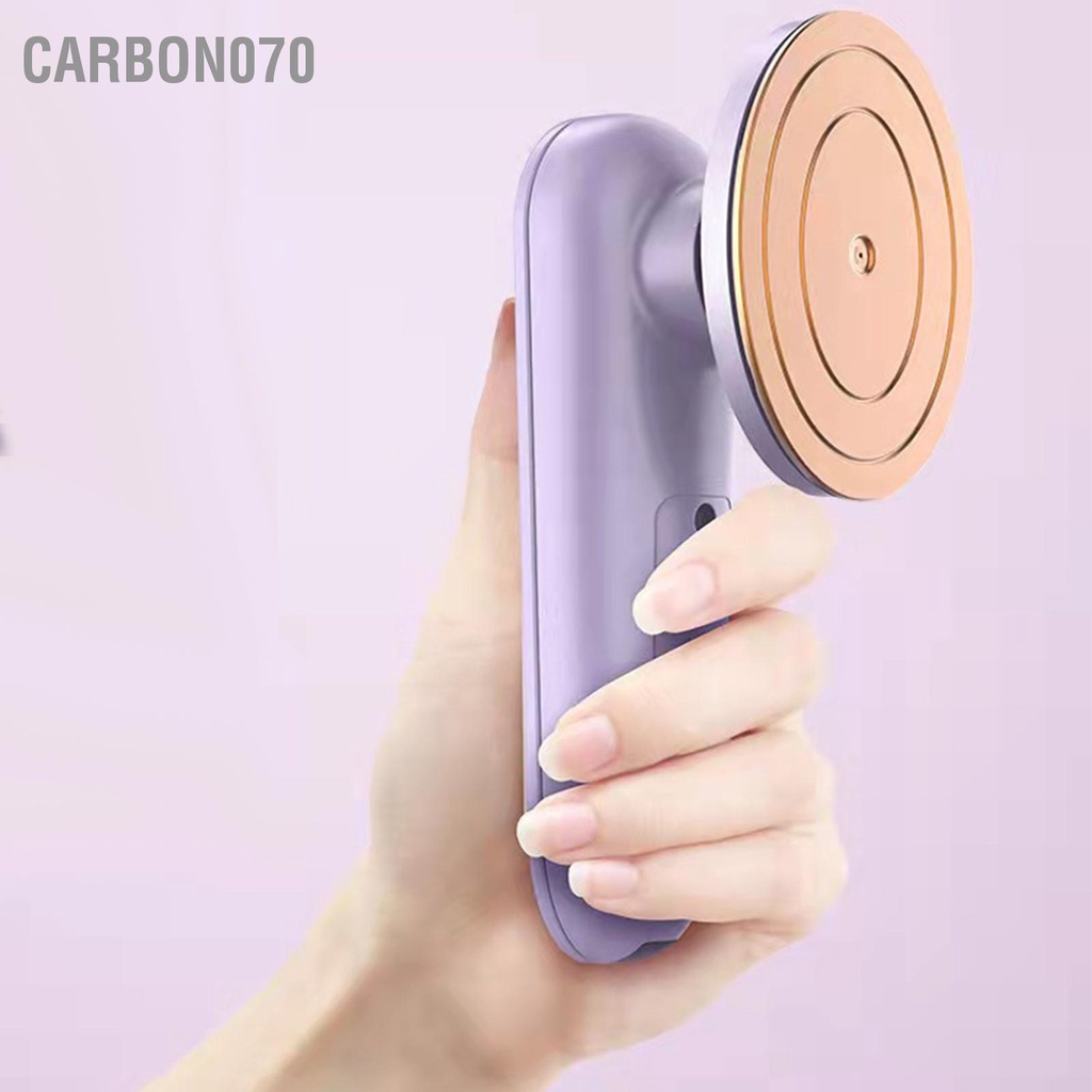 [Hàng Sẵn] Bàn Là Hơi Nước Cầm Tay Mini ủi phẳng quần áo Dễ Dàng Mang Theo Khi Đi Du Lịch EU Plug 220V【Carbon070】