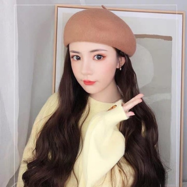 Tóc Giả Nón tròn, mũ tóc