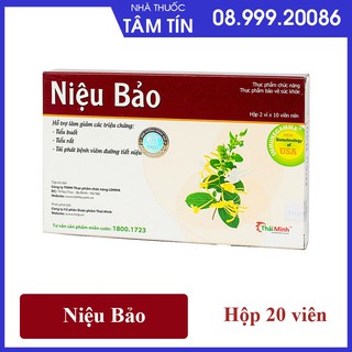 [CHÍNH HÃNG ] NIỆU BẢO - giúp giảm tiểu buốt , thông suốt tiết niệu