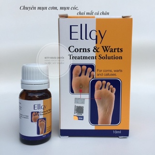 Dung dịch Ellgy Corns & Warts loại sạch mụn cóc, mụn cơm, chai mắt cá chân