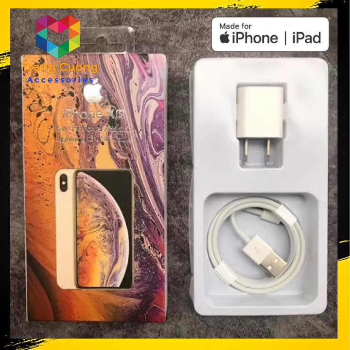 [Mã ELFLASH5 giảm 20K đơn 50K] [FREESHIP] Bộ sạc IPHONE cao cấp chính hãng Apple