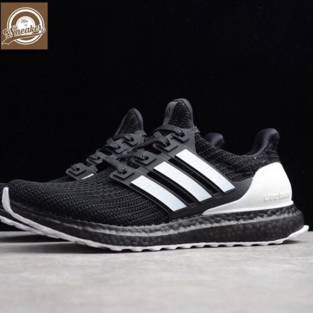 NEW- | Bán Chạy | Giầy Ultra boost 4.0 orca core black đen xọc trắng thời trang nam, nữ dạo phố KHO Xịn Nhẩt 𝄐 ᙆ