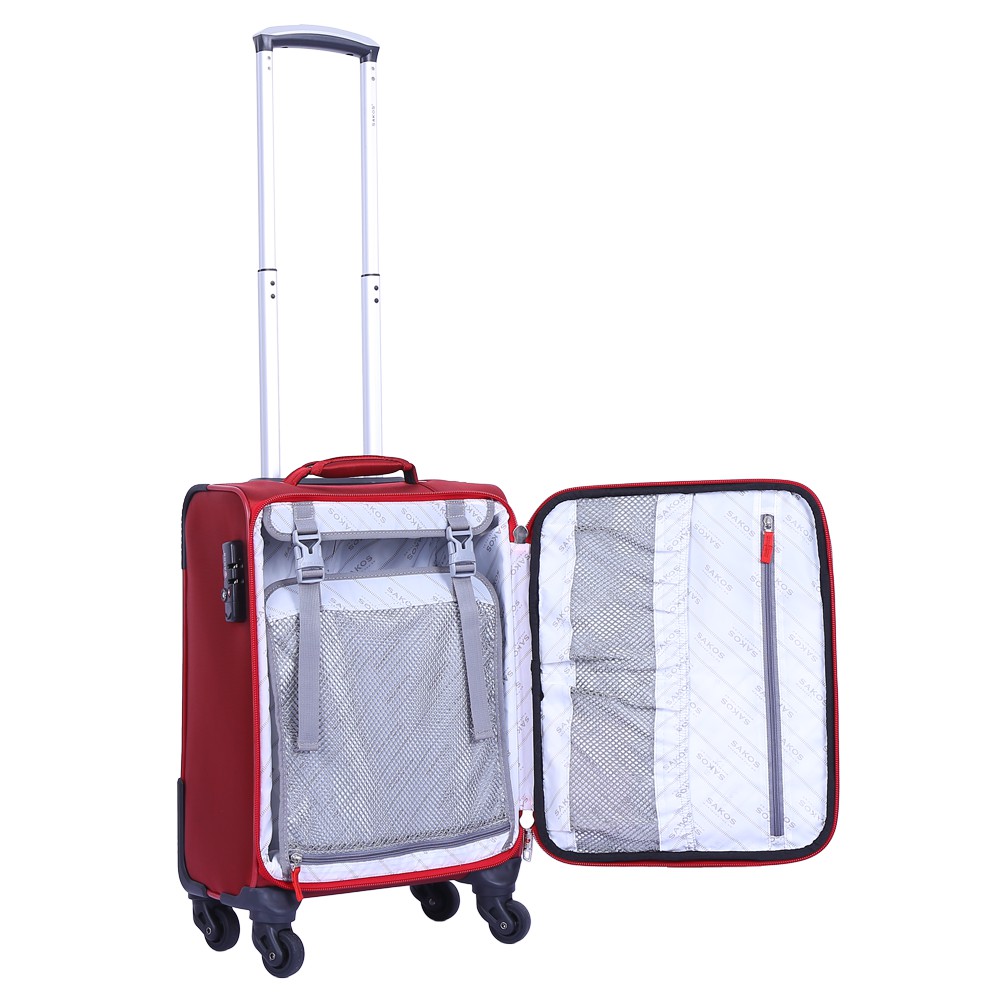 Vali vải du lịch SAKOS PLATINUM 4.5 FG (Size Cabin 52 cm/ 18inch TSA)