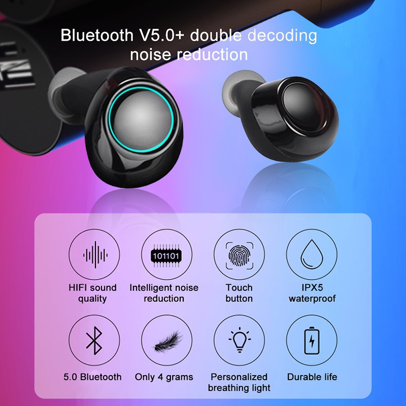 Giảm giá 70% Tai nghe nhét trong không dây Bluetooth5.0 , PINK Giá gốc 703,000 đ - 17C91
