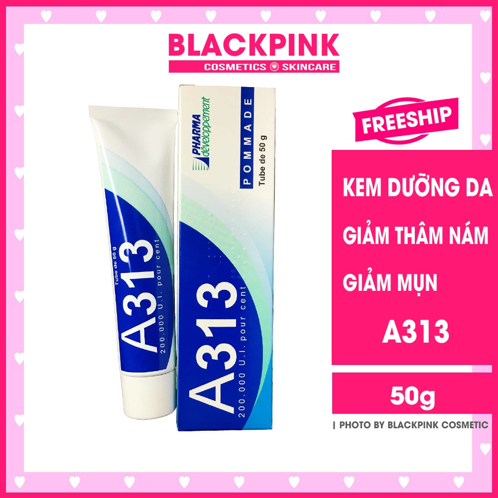 Kem A313 Retinol Pháp Pommade Cream 50g - Làm mờ thâm nám, trẻ hóa da, giảm mụn, các đốm nâu và sẹo do mụn