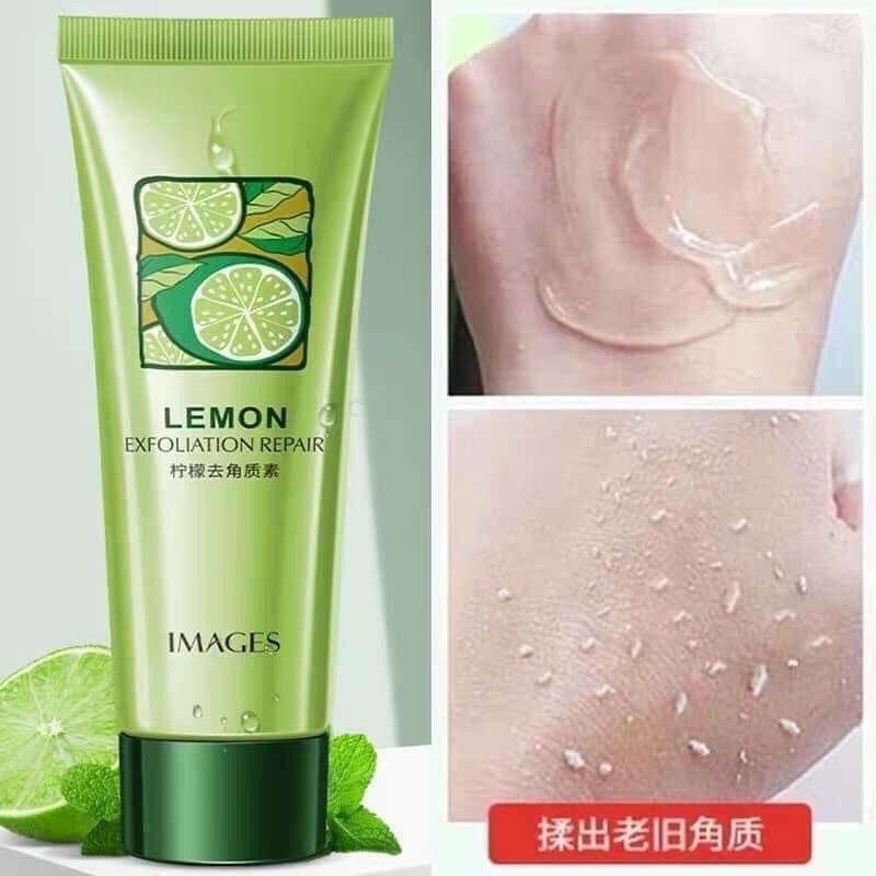 GEL TẨY DA CHẾT MẶT, TẨY TẾ BÀO CHẾT BODY chiết xuất tự nhiên từ chanh tươi 120g SamBeauty