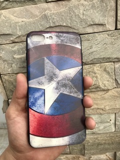 Ốp lưng captain in nổi 4d