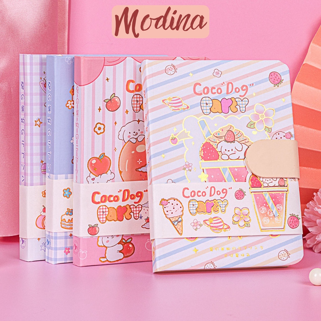 Sổ tay cute dễ thương a6 MODINA, vở ghi chép kiểu Hàn quốc cute