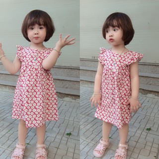 Váy Baby Doll Cánh Tiên Hình Hoa Nhí