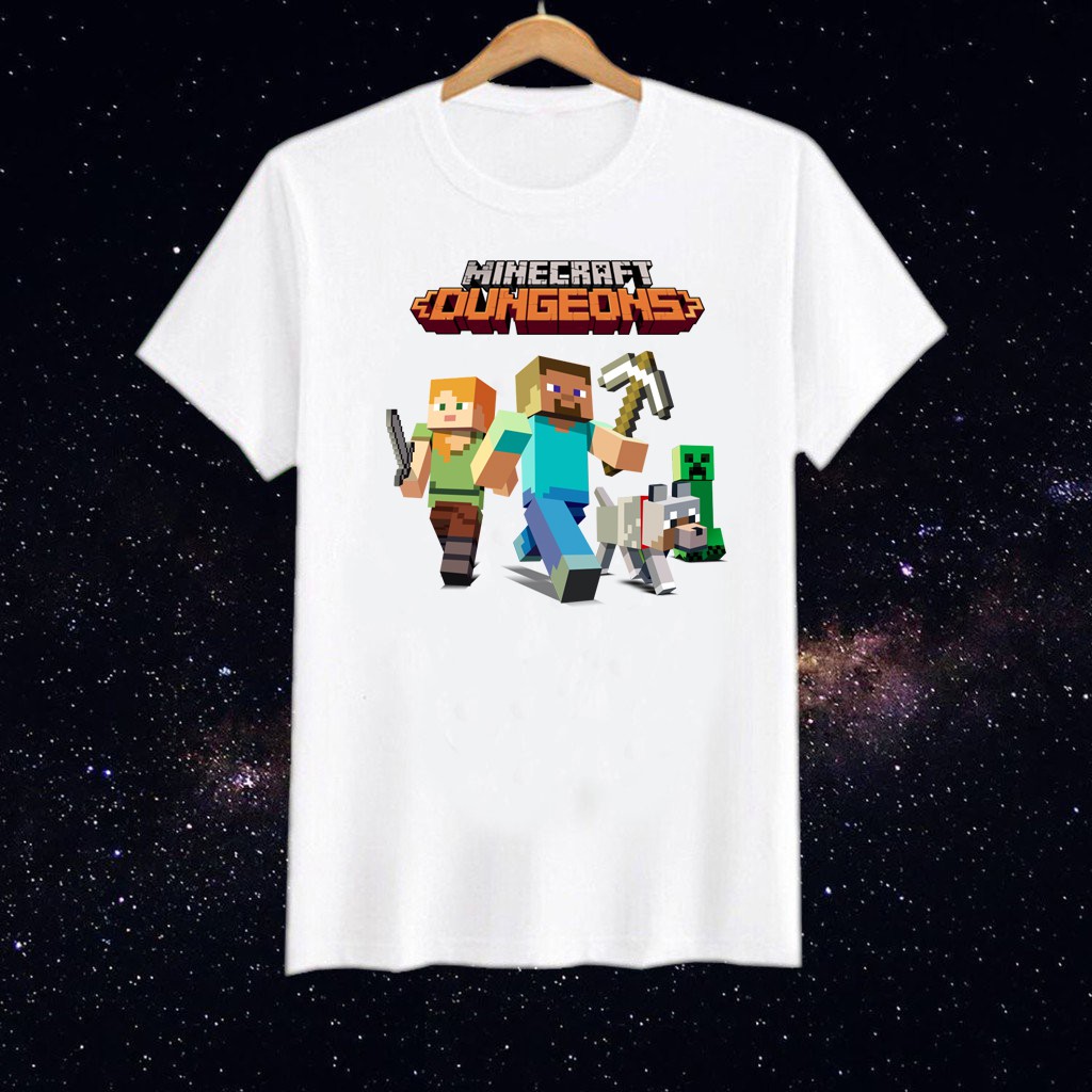 Áo thun Minecraft cho bé