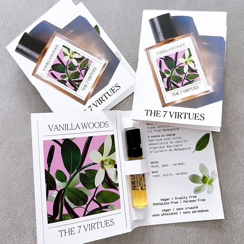 Vial nước hoa unisex The 7 Virtues Vanilla Woods