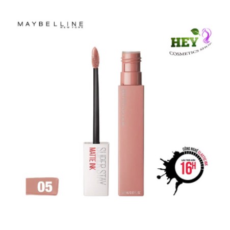 Son Kem Lì 16h Lâu Trôi Maybelline New York Super Stay Matte Ink Lipstick 5ml