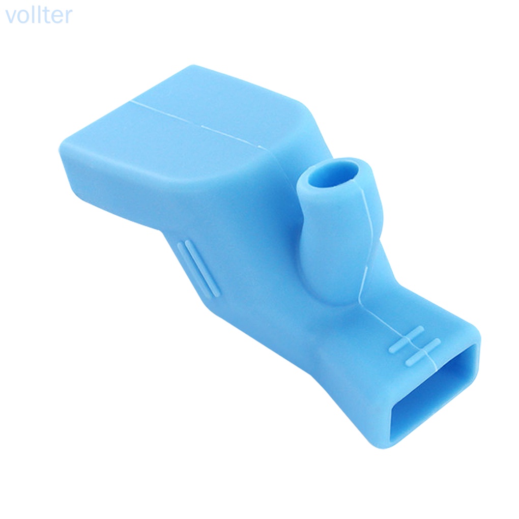 Đầu Nối Dài Vòi Nước Bằng Silicone Màu Xanh Dương Cho Bé