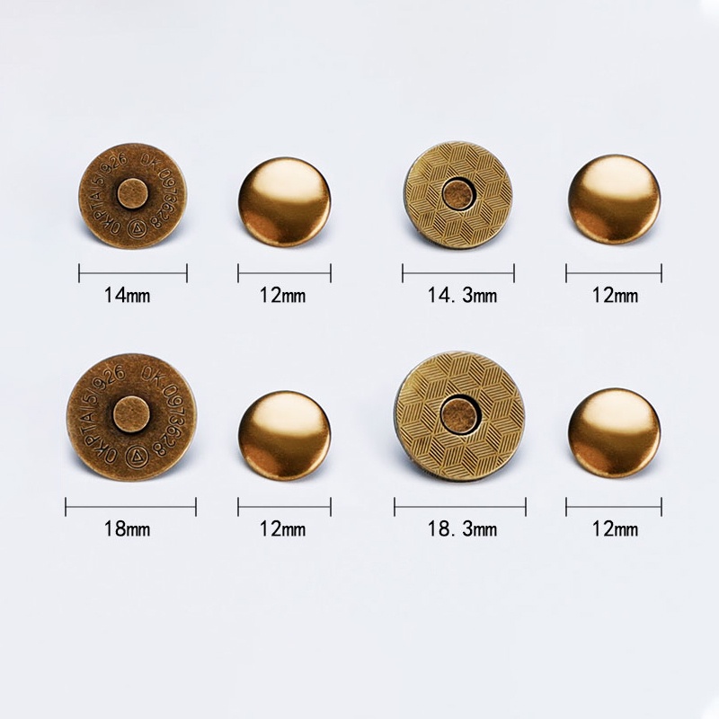 Khóa Cài Nam Châm Mạnh Dùng Làm Túi Xách Handmade DIY