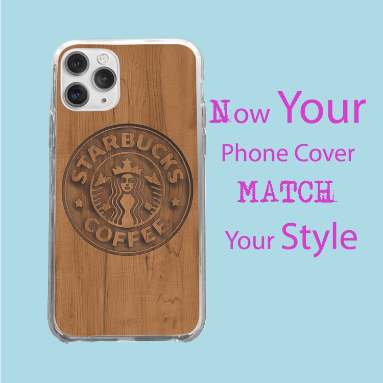 Ốp Lưng iphone logo starbucks nền gỗ 2 cho iphone 5 - iphone 12 STB20210043