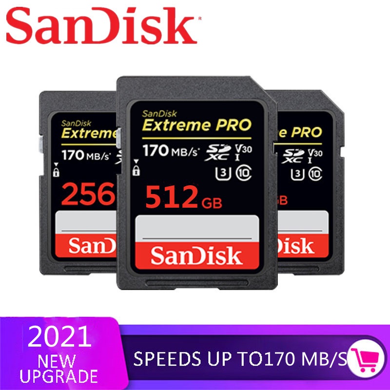 Thẻ Nhớ Sandisk PRO SD Class 10 512GB / 256GB / 128GB / 64GB / 32GB / 16GB
