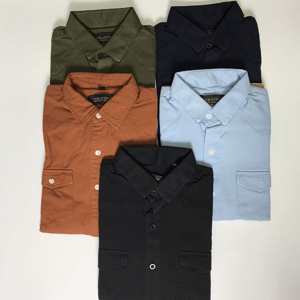 Áo khoác sơ mi Denim Dài Tay HÀNG CAO CẤP , Sơ mi jacket Chất Đẹp Nhiều Màu, Đủ Size M-3XL | BigBuy360 - bigbuy360.vn