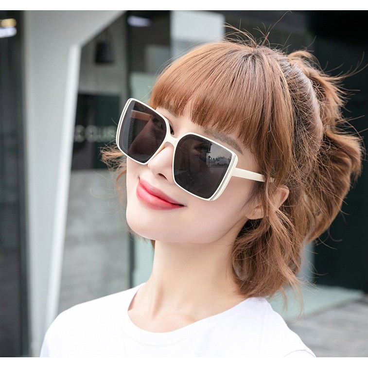 2022 Kính râm thời trang mắt vuông chống tia UV cho người nổi tiếng - KM29