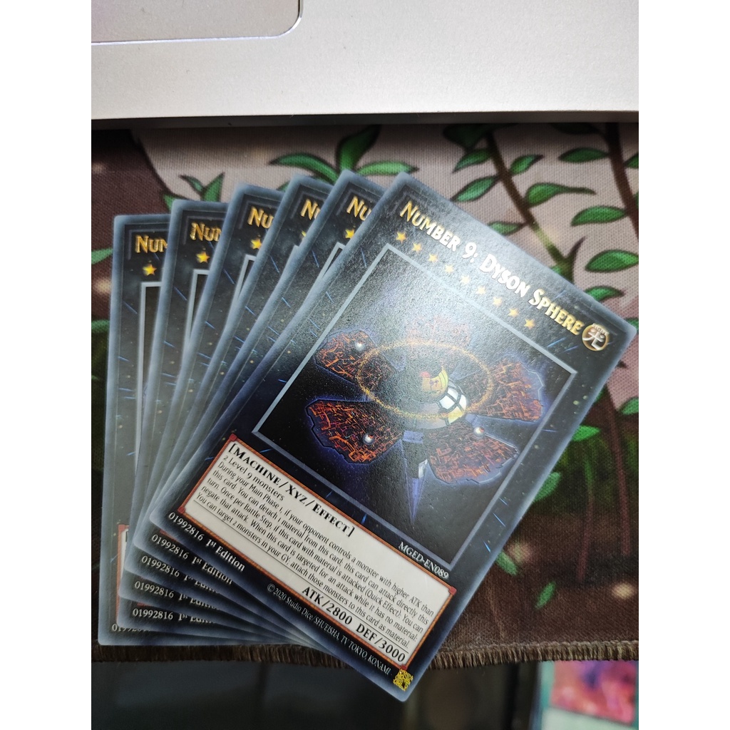 1 lá thẻ bài Number 9: Dyson Sphere - MGED-EN089 - Rare 1st Edition