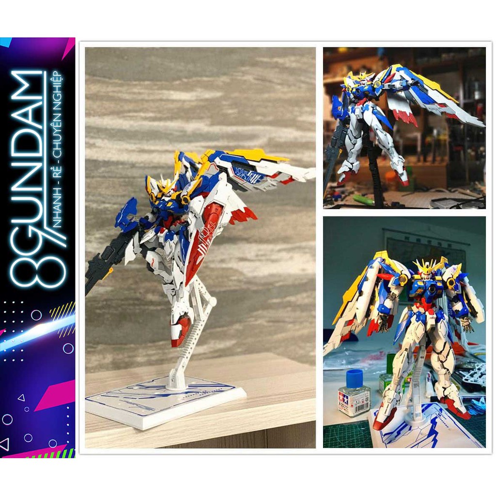 Mô Hình Lắp Ráp Gundam MJH HiRM High Resolution MG Wing EW (tặng kèm base)