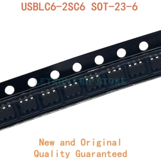 20 chiếc USBLC6-2SC6 sot-23-6 ul26 SOT23-6 smd novo e chipset ic