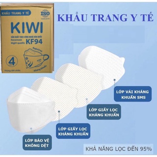 Khẩu trang 4D tiêu chuẩn Hàn Quốc Kf94 (đóng gói 10 túi) - anthudogiadung