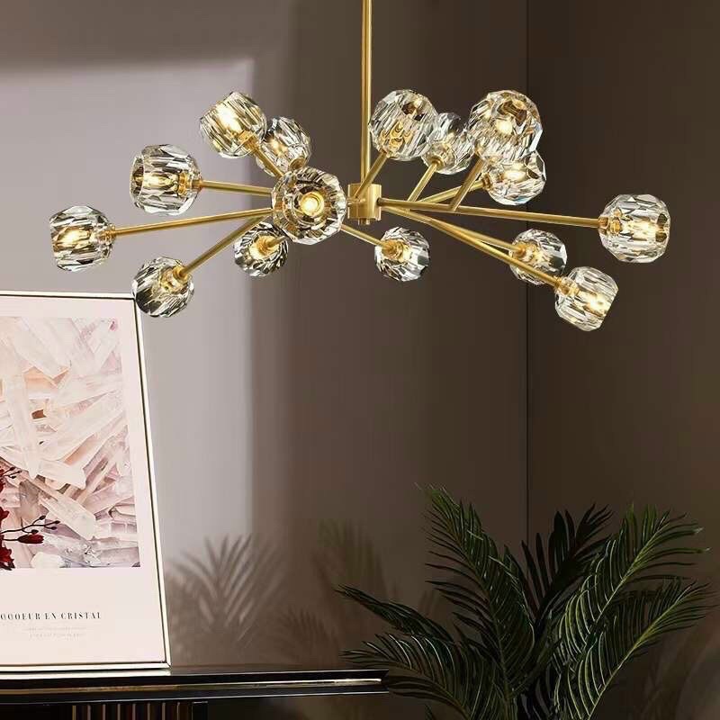 Đèn chùm phòng khách thả Trần trang trí phale cao cấp