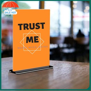 Menu mica để bàn 2 mặt trong suốt A4,A5