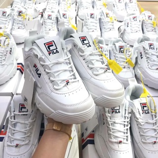 ( ẢNH THẬT) Giày F I L A Disruptor 2 white