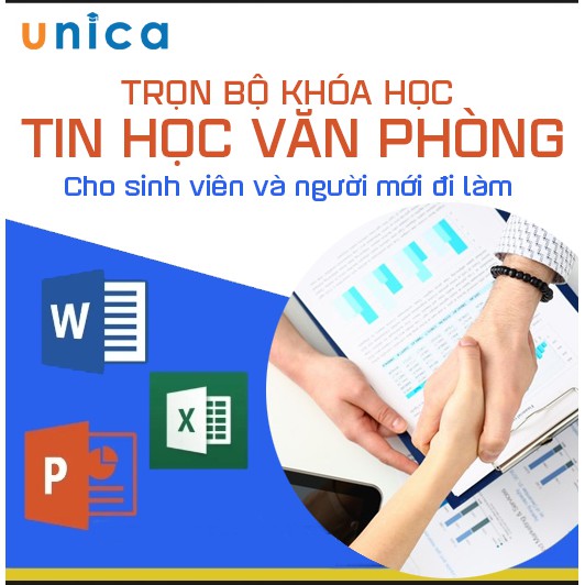 Toàn quốc- [E-voucher]- Combo 4 FULL khóa học THÀNH THẠO TIN HỌC VĂN PHÒNG - [UNICA.VN]