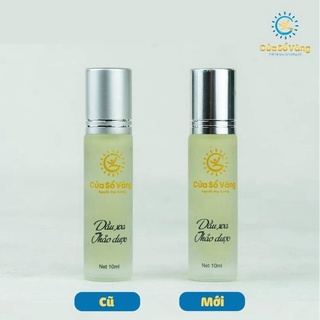 Dầu Xoa Thảo Dược Cửa Sổ Vàng Official Chính Hãng 10ml