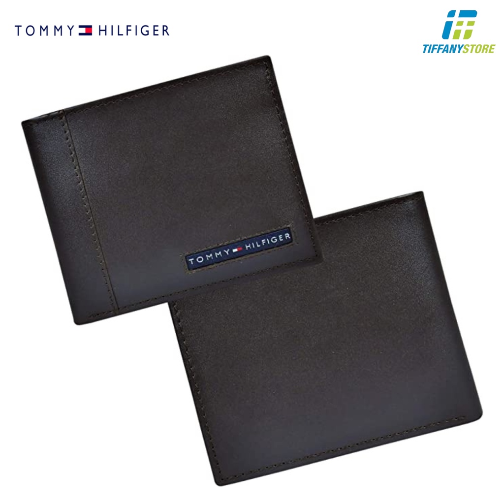 Ví nam Tommy Hilfiger Mens Cambridge Passcase - Màu nâu 5675/02 - Chính hãng