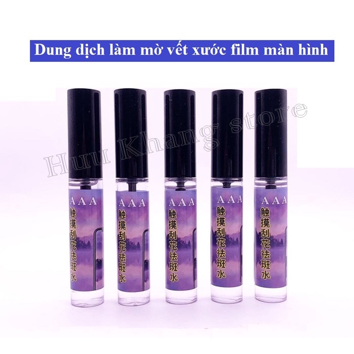 Dung dịch làm mờ vết xước film