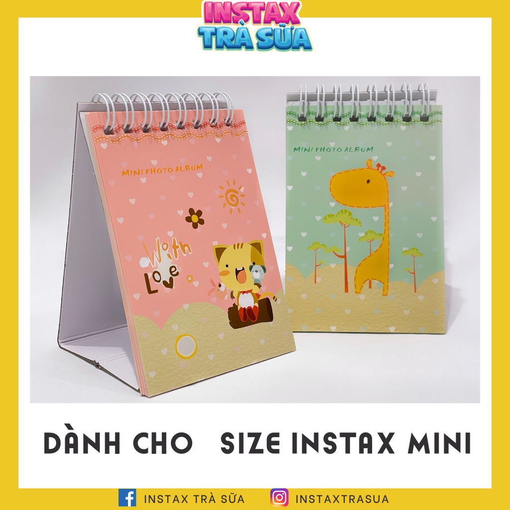 ALBUM GIẤY ĐỂ BÀN DÀNH CHO ẢNH INSTAX MINI (10 trang)