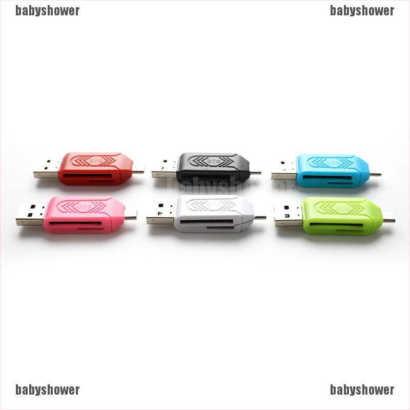 Đầu Đọc Thẻ Nhớ Usb Otg 2 Trong 1 | BigBuy360 - bigbuy360.vn