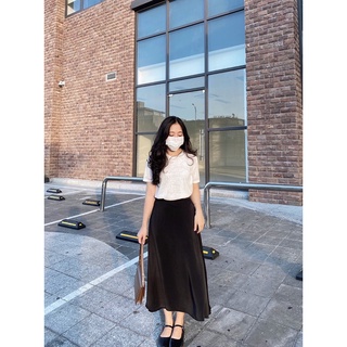 Chân váy lụa dáng dài thiết kế Ma Vie