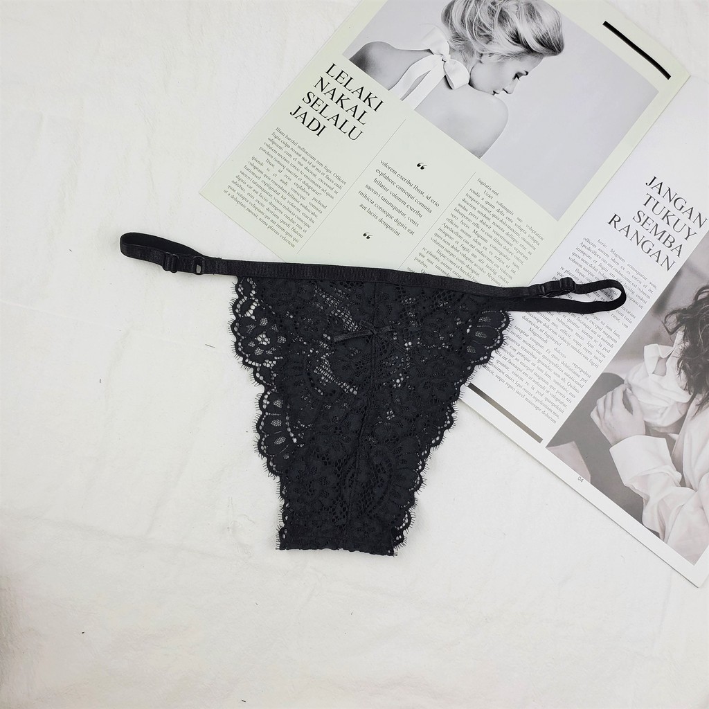 Bộ đồ lót ren không gọng mút vừa gợi cảm màu đen quần dây - Áo ngực sexy by NHÀ SÒ Bralette NS196 | BigBuy360 - bigbuy360.vn
